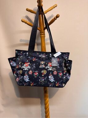 Ed Hardy Love Kills Insulated Lunch Black Lunch Tote or Tote Bag